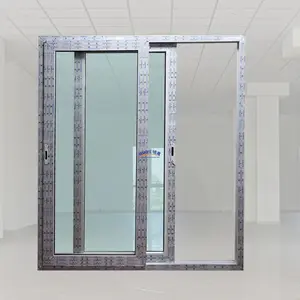 Porta interna in vinile impermeabile e antivento porta scorrevole in vetro pvc per porta UPVC