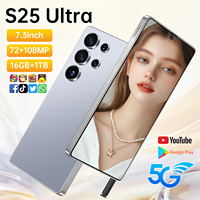 S25 Ultra 5G Smart Dual SIM HD 12GB+512GB Fabrieks Prijs 65W 120Hz Mobiele Gaming Telefoon Engels/Spaans US Versie