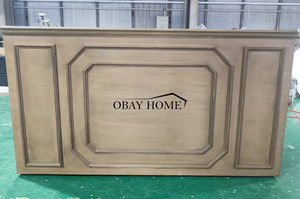 Lusso francese in legno di rovere massello matrimonio bancone tavolo per eventi noleggio - Product Image 5