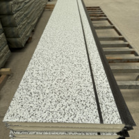 Fournisseur de maisons préfabriquées modernes, mur extérieur isolé, panneau sandwich en aluminium EPS PU de 16 mm, résistant au feu, résistant à l'eau, écologique