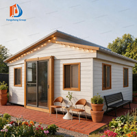 Casa Contenedor Modular de Lujo de Alta Calidad, Expandible de 10 pies, 20 pies, 30 pies, con Doble Ala, Cocina y Dormitorio, para Estadías Vacacionales