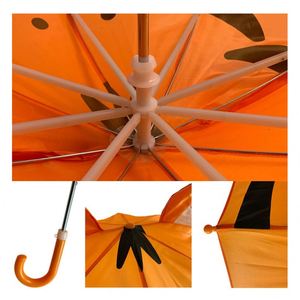 Parapluie droit à motif animal 3D, léger, ouverture manuelle, pour la sécurité des enfants, cadeaux d'affaires - Product Image 6