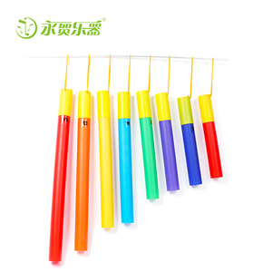<span class=keywords><strong>TUBE</strong></span>-8 musical plástico sintonizado tubos som percussão instrumentos musicais para crianças criança escala pentatônica - Product Image 2