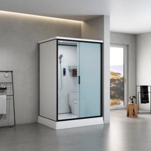 غرفة استحمام متكاملة مع وحدة مرحاض، مزودة بمروحة شفط وسخان، سهلة التركيب، جاهزة للشحن وقابلة للتخصيص - Product Image 2