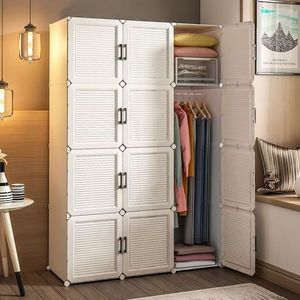 Moderne tragbare Kunststoff-Garderobe Almirah Sale Beliebtes Design Kunststoff-Kleidung Adult Storage <span class=keywords><strong>Cabinet</strong></span> Closet mit verdickter Tür - Product Image 2