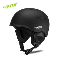 Casque de ski portable BATFOX avec logo personnalisé, design réglable, 11 évents, matériau EPS+PC pour les sports d'hiver, vente en gros