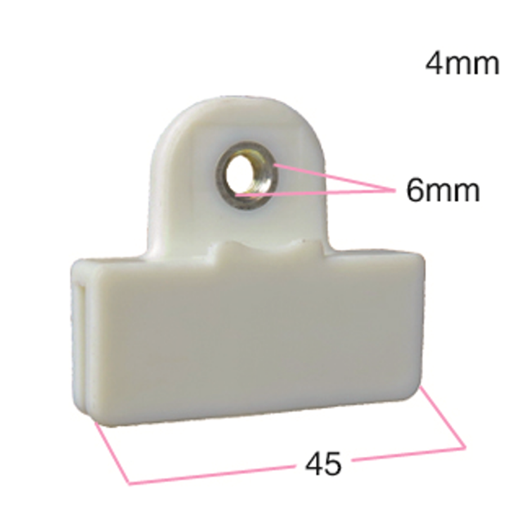 2 Staffe Di Fissaggio In Vetro Per Alzacristalli Auto Con Viti M6 - Clip Per Telaio Compatibili Con Honda Civic, Fit, CR-V, Accord (Bianco)