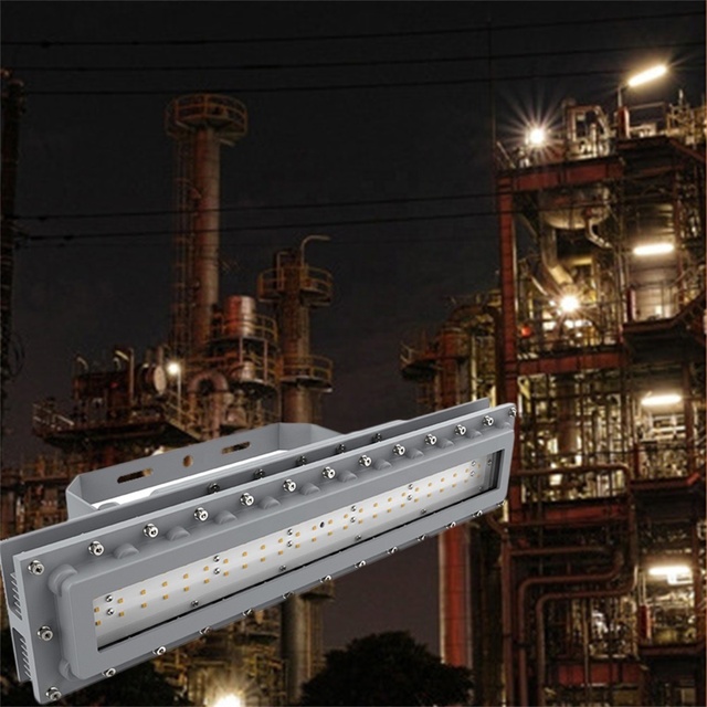 LED Panel Light 40W Industrial Explosion Proof Linear Waterproof Fireproof for Chemical Plant Gas Station Marine Area Lighting