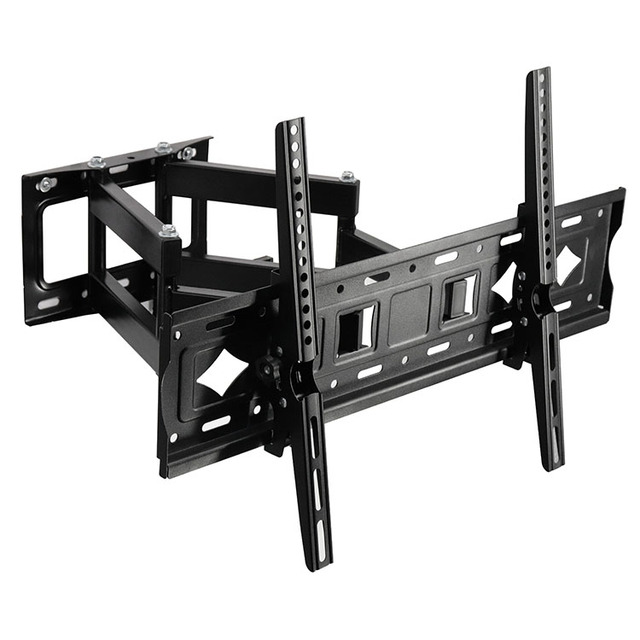 Factory Heavy Duty Articulating Full Motion TV Wall Mount Bracket for 32"-85" LED LCD Flat Curved With Dual Swivel Arms CP512A