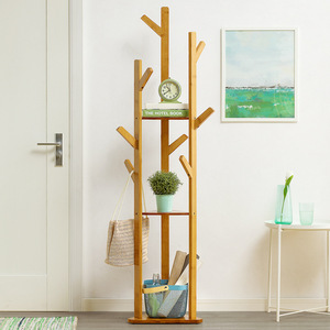Simple coat <b>rack</b>, floor-standing <b>clothes</b> <b>rack</b>, household standing <b>clothes</b> <b>rack</b>, easy-to-use storage <b>rack</b> for bedroom and rental - Product Image 1