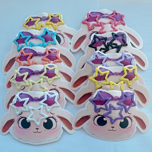 Pasador de Pelo Infantil con Forma de Estrella de Cinco Puntas, <span class=keywords><strong>Color</strong></span> Caramelo, 3 cm, para Fijar el Cabello Roto o las Flequillos - Product Image 6
