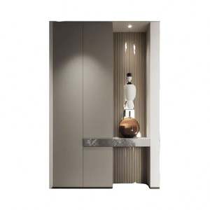 Durable Modern Wooden <b>Shoe</b> Cabinet for Home or Hotel Easy-to-Assemble Stackable Furniture <b>Shoe</b> <b>Storage</b> Living Room Panel - Product Image 1