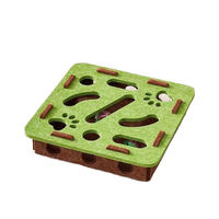 Jouet pour chat en feutre amovible, labyrinthe, cloche, balle