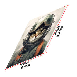 Drop Shipping Haute qualité Fashion Tin Wall Art Scientist Cats Work Metal Wall Print Magnet Mounted Poster for Teenager's Room - Product Image 3