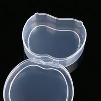Boîte d'emballage en plastique PP transparent pour accessoires pour enfants, élastiques, bonbons, puzzles, faux cils - Mini rangement 0,2 mm d'épaisseur