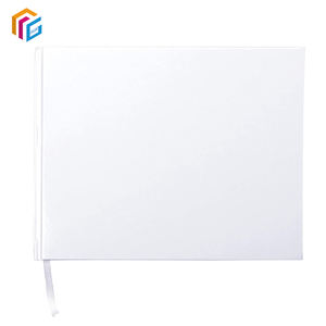 Custom Size Logo <strong>Personalised</strong> Hardcover Blank Gold Foil Print Cover Velvet <strong>Wedding</strong> Guest <strong>Book</strong> - Product Image 4