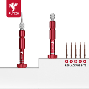 Flycdi Bộ tua vít chính xác cao <span class=keywords><strong>5</strong></span> trong <span class=keywords><strong>1</strong></span> dụng cụ tháo gỡ tuốc nơ vít mini chống trượt thích hợp cho điện thoại di động, máy tính - Product Image 1