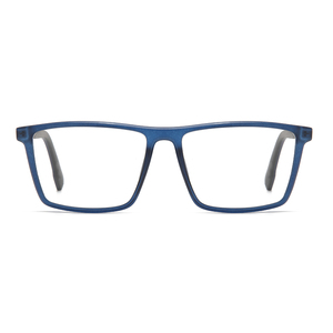 TR 90スクエアユニセックスメガネフレーム金属テンプル工場価格光学フレームカスタムロゴ格安眼鏡反射防止アイウェア - Product Image 2