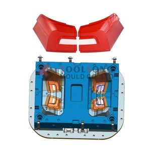 Molde de lámpara trasera personalizado Molde de lente de luz trasera automotriz Molde de lente 2K Fabricante de herramientas en Taizhou - Product Image 5