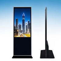 Kiosque tactile infrarouge vertical de 50 pouces avec écran LCD pour affichage numérique en centre commercial intérieur
