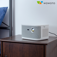 WOWOTO F8Plus Dernière version 1080P Full HD 800ANSI Lumens Android 9.0 Bluetooth Vidéo Home Cinéma WIFI BT