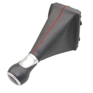 Poignée de levier de vitesse en cuir, 5 vitesses, manuelle, pour Audi A4 A5 Q5 B8 8K 8T R1 35 2 4 6 vitesses, design ergonomique - Product Image 3