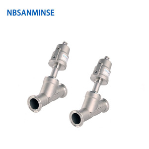 Vanne à siège incliné en acier inoxydable King, 10 bars, filetage mâle, régulation de débit pour air, eau, huile, vapeur, fluides hydrauliques - Product Image 2