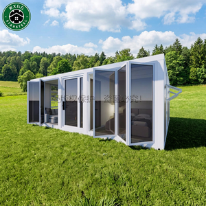 ขายตรงบ้านสำเร็จรูปคอนเทนเนอร์ขนาด 20 ฟุต 40 ฟุต แบบขยายได้ 2 3 4 5 ห้องนอน ราคาบ้านสำเร็จรูปหรูหราแบบพกพา บ้านเคลื่อนที่ - Product Image 1