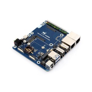 Carte mère double Ethernet pour Raspberry Pi CM5, prend en charge les modules 4G / 5G, 4K, et le module PoE. - Product Image 5