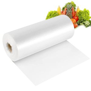 2 X 20 PE Side Gusset <b>Bags</b> on a Roll Disposable Customizable for Supermarket Produce Fruits Vegetables & <b>Bread</b> Storage - Product Image 1