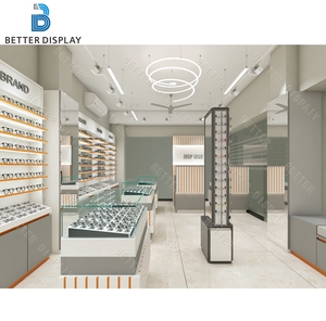 Tinh tế cửa hàng quang học thiết kế kính hiển thị quang học là viết tắt của đồ nội thất hiển thị quang học tùy chỉnh kính giới thiệu - Product Image 2