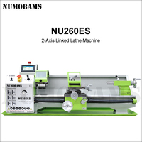 NUMOBAMS – Tour à métaux manuel CNC 2 axes de haute précision NU260ES-500 de qualité supérieure