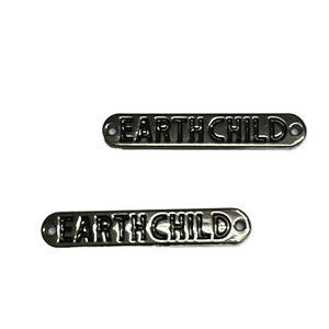 Quần jean may mặc Phụ kiện túi mũ giày chiếc khăn nhỏ may trên kim loại Logo tên tấm 3D kim loại logo tag - Product Image 3