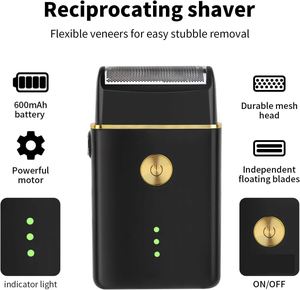 Tondeuse à cheveux professionnelle Foil Shover, rasoir électrique à 3 vitesses pour homme, tondeuse à barbe pour homme - Product Image 3