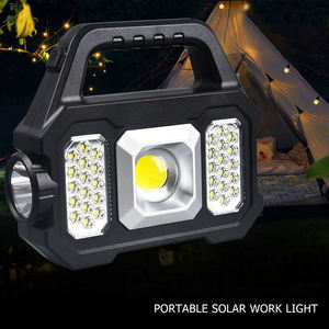Super Bright <b>Solar</b> Led Camping Flashlight With Cob Work Lights Usb Rechargeable Handheld 6 Modes <b>Solar</b> <b>Powered</b> <b>Lanterns</b> - Product Image 6