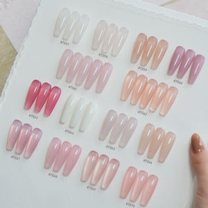 LADAI <span class=keywords><strong>Set</strong></span> di 70 <span class=keywords><strong>Colori</strong></span> di Smalto Gel UV Traslucido Rosa Nude, Effetto Ghiaccio, Semi-Permanente per Salone di Bellezza, Vendita all'Ingrosso - Product Image 4