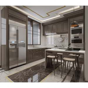 Foshan Custom Kitchen Cabinet Commercial Use High End Handmade Finished Kitchen Cabinets - Product Image 5