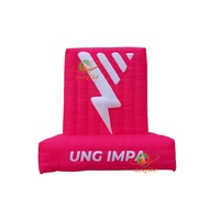 Panneaux publicitaires gonflables en PVC personnalisés, enseignes publicitaires géantes avec impression numérique, certifiés CE/TUV, 10-12 pieds x 8-10 pieds