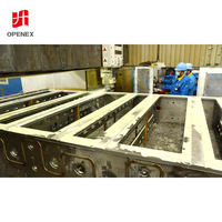 Base de lit en acier inoxydable OEM, fabrication sur mesure, grande structure lourde de précision, usinage CNC, fraisage, électroérosion à fil