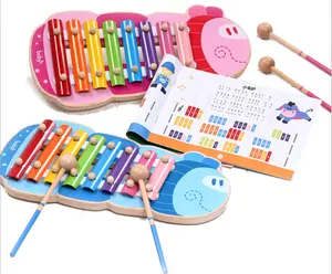 Klassieke Voorschoolse Muziek Cognitieve Verlichting Speelgoed Montessori Speelgoed Houten Grappig Educatief Speelgoed
