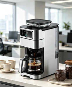 <span class=keywords><strong>Cafetera</strong></span> de Goteo Anbolife con Molinillo de Café Integrado para Granos y Café Molido, Tanque de <span class=keywords><strong>Agua</strong></span> de 1.5L, <span class=keywords><strong>Cafetera</strong></span> de Acero Inoxidable - Product Image 2