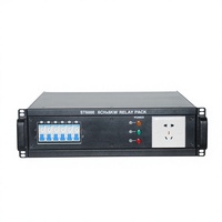 Boîtier de distribution d'alimentation 6 canaux 6 kW 380 V pour éclairage de scène non dimmable
