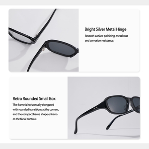 Wholesale 2026 New Style High-end Ready Small Oval Sunglasses Protective Outdoor <b>Eyewear</b> Boutique Quality - Product Image 6