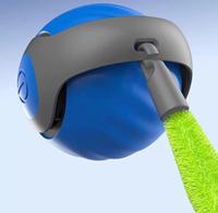 Intelligenter Interaktiver Katzenspielball USB-Aufladbar Automatisch Selbstrollender Geräuschloser LED-Ball für Hauskatzen und Kätzchen