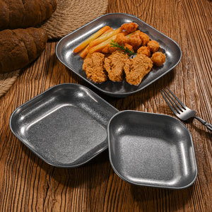 Plato Cuadrado de Acero Inoxidable 304 para Pastel, Bocadillos, Postres, Fiestas, Uso en Hoteles - Product Image 2