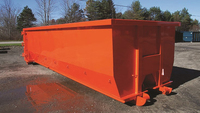 Bac à déchets en acier Q235 durable, peinture pulvérisée, bac à déchets de 20 yards, bac à déchets, garantie 1 an, gestion des déchets
