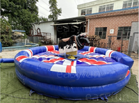 Nouvelles attractions pour enfants : jeux de location, machine de bull riding mécanique avec matelas gonflable pour carnavals