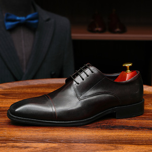 Zapatos Oxford de Cuero Genuino para Hombre, de Alta Calidad, al por Mayor, para Negocios, Casuales y de Vestir - Product Image 6