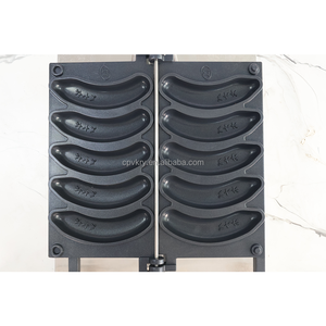 Machine à gaufres professionnelle en forme de banane, <span class=keywords><strong>2000W</strong></span>, électrique, revêtement antiadhésif, chauffage double face, chauffage uniforme, usage commercial - Product Image 4