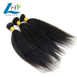 थोक मूल्य उच्च गुणवत्ता वाली किंकी सीधे मानव बाल बंडलों, 100 वास्तविक प्राकृतिक किंकी सीधे बाल बंडलों के बाल - Product Image 2